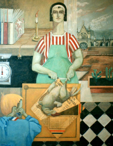 Années 90 Cuisine Française 92 x 73 cm