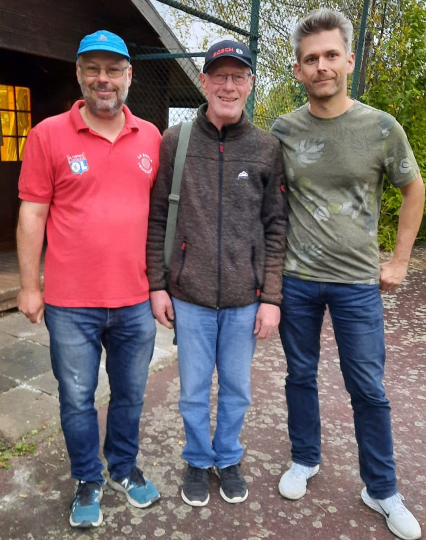 PLATZ 1 Frank Schomburg, 2 Jens Köppe, 3 Felix Lemke