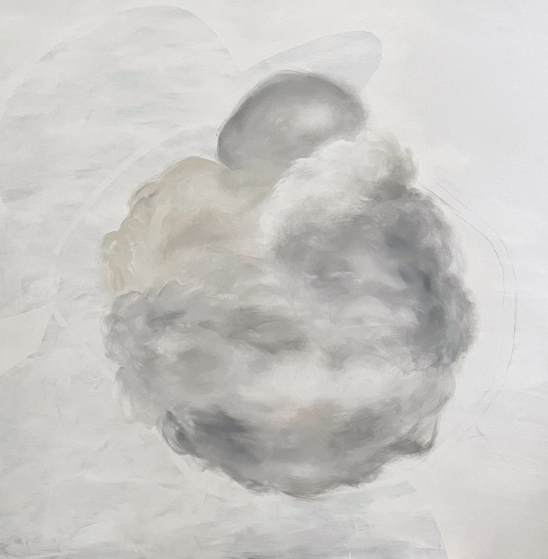 MYSTERY OF LOVE, acrylic on canvas, 180 x 180 cm, 2023