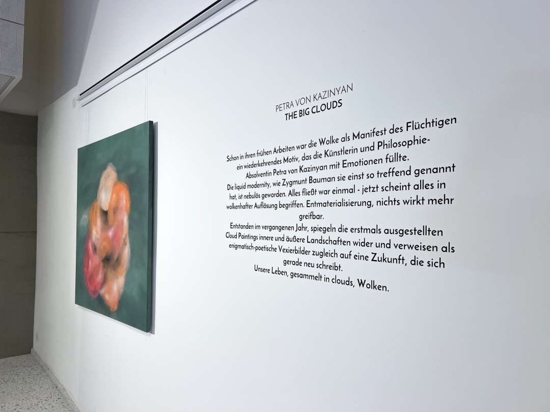 INSTALLATION VIEW / PETRA VON KAZINYAN: THE BIG CLOUDS / Solo Show/ artcircle contemporary, Vienna, Austria