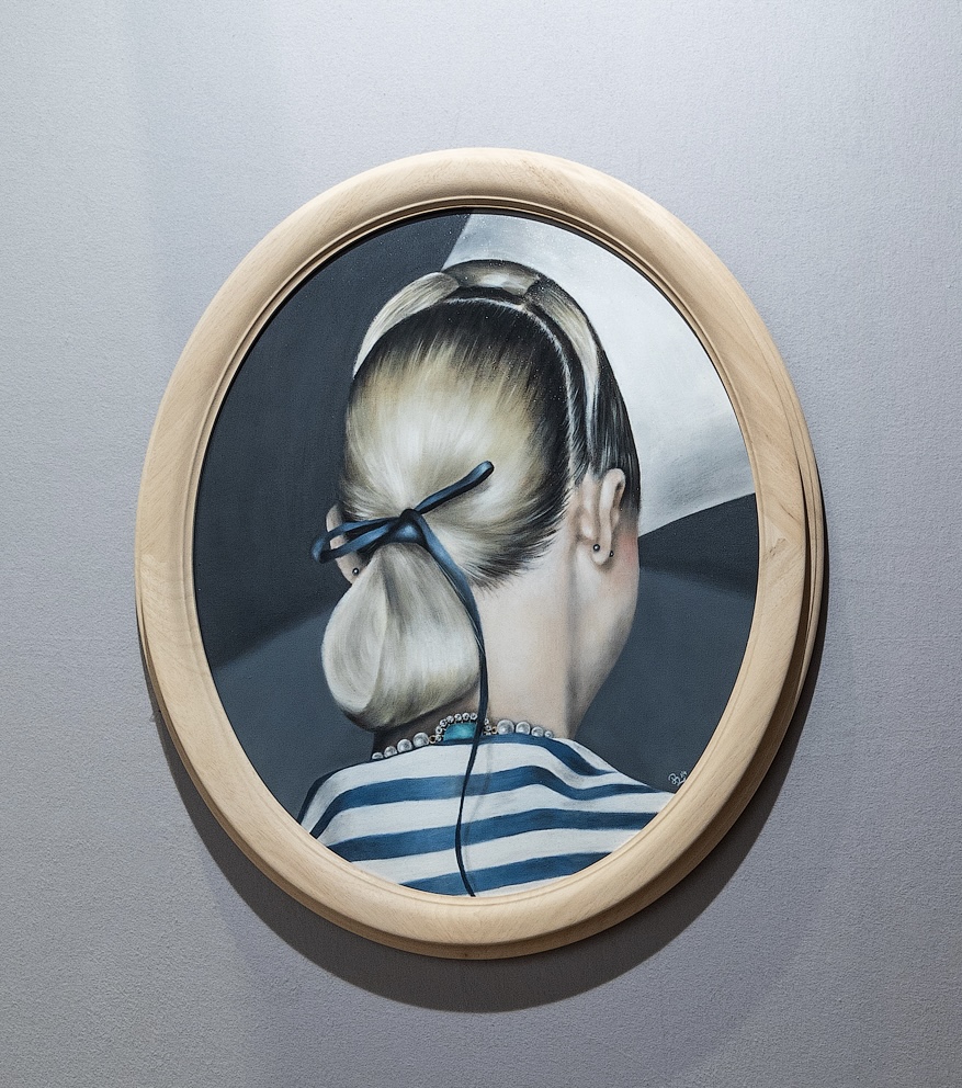 MARIE ANTOINETTE'S NECKLACE, acrylic on canvas, 60 x 50 cm, 2014
