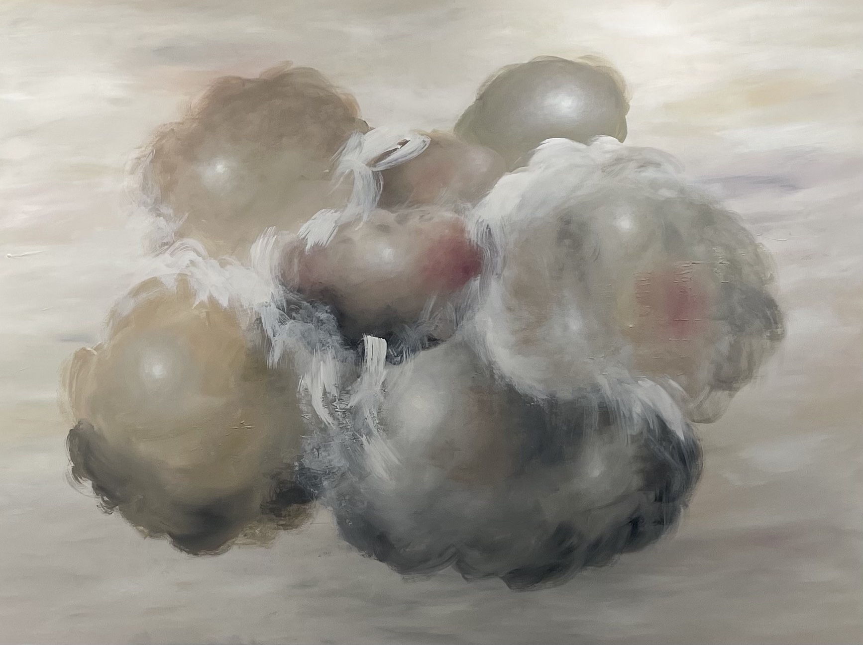 I JUST CALLED TO SAY, acrylic on canvas, 240 x 180 cm, 2023