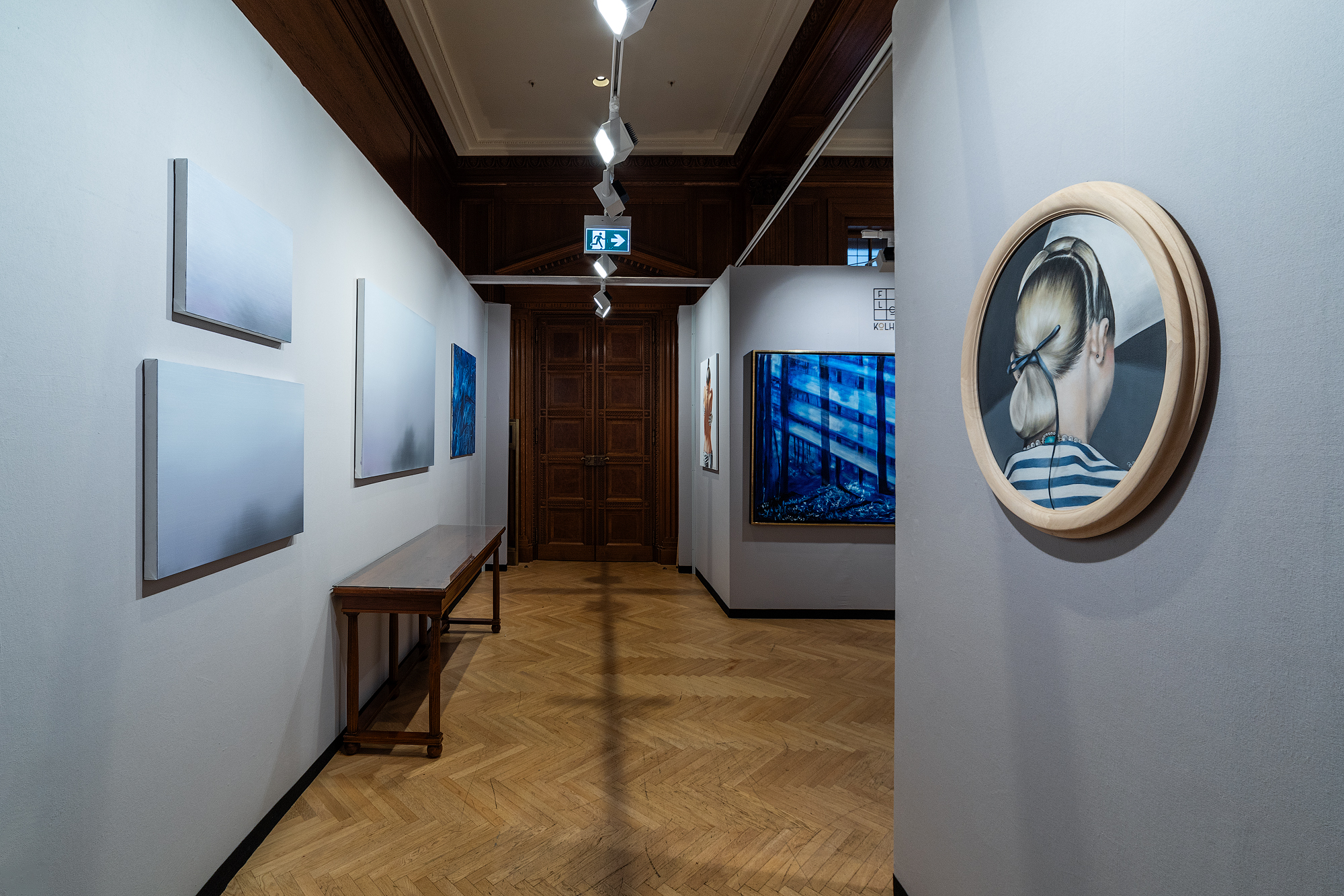 Installation view ART AT THE PARK, art fair, Vienna; Booth: Commonsense Gallery