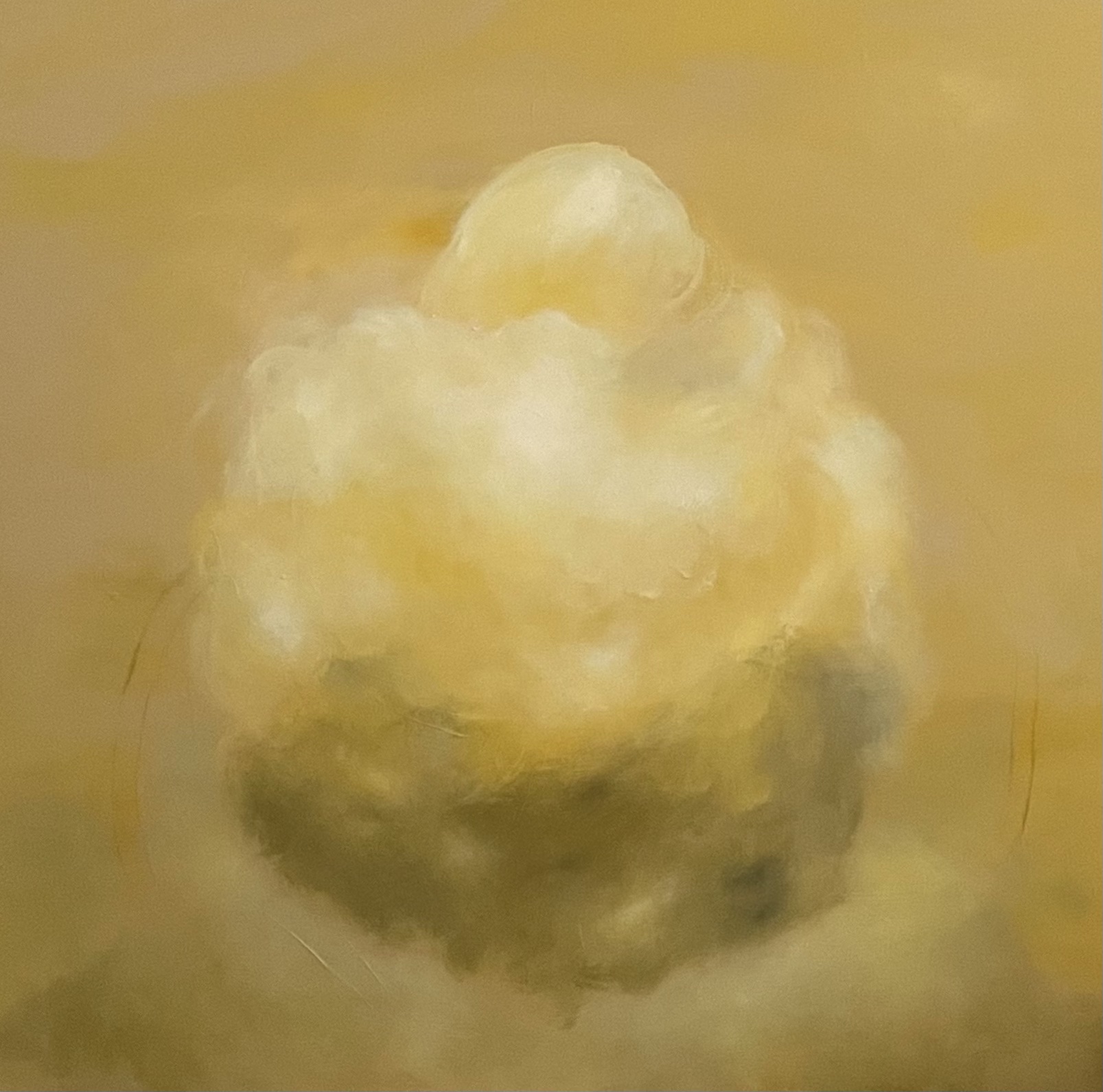 THE NATURE OF DAYLIGHT, OR SCHÖNBRUNNERGELB, acrylic on canvas, 170 x 170 cm, 2023