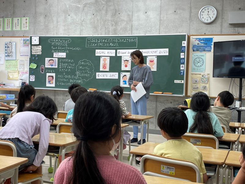 ［食育活動］横浜市立 箕輪小学校に行ってきました