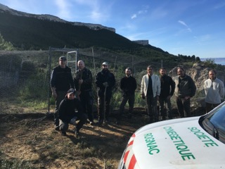 Aménagement de la volière des 2 roches secteur Fauconnière 