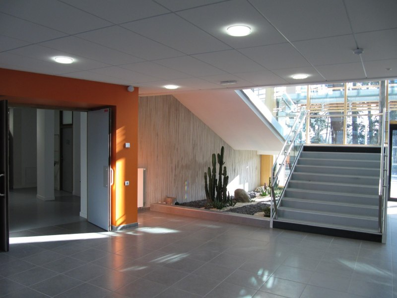 Hall d'entrée du bâtiment scientifique