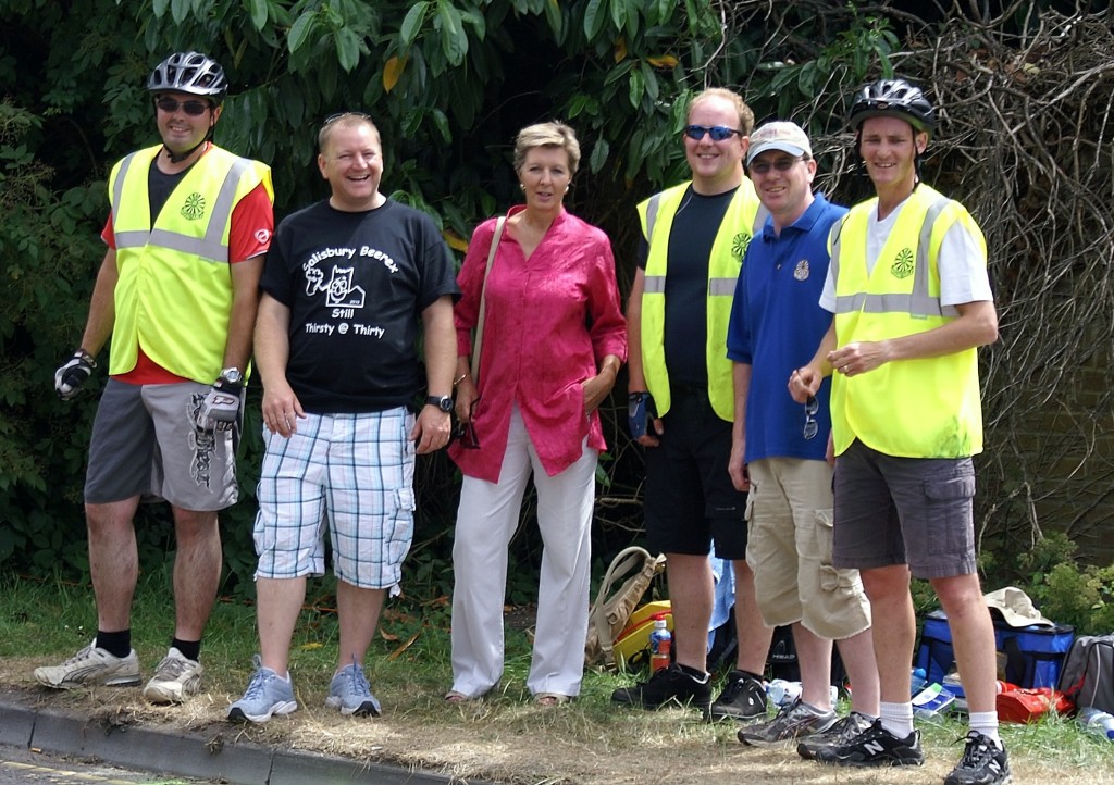 Even Janette the Mayor of New Milton came to support us
