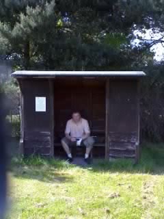 We had a round of golf but Simon had to have a sit down half way through bless