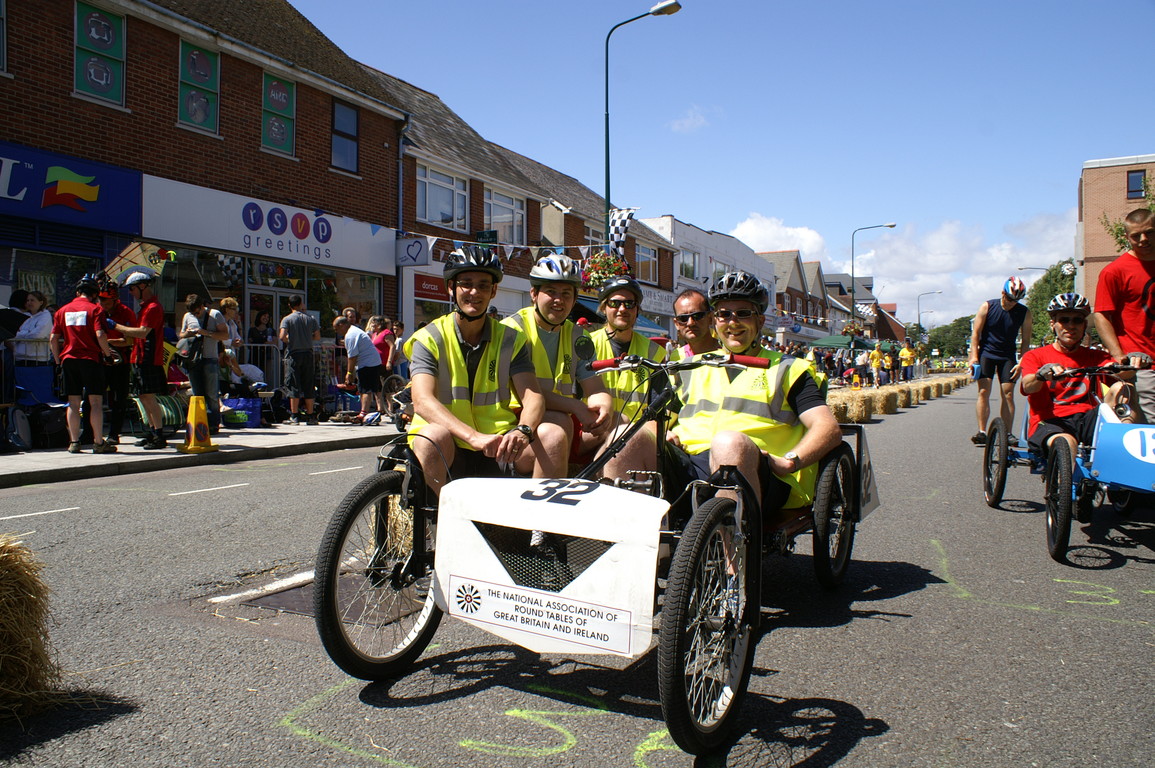 The guys ready for the off