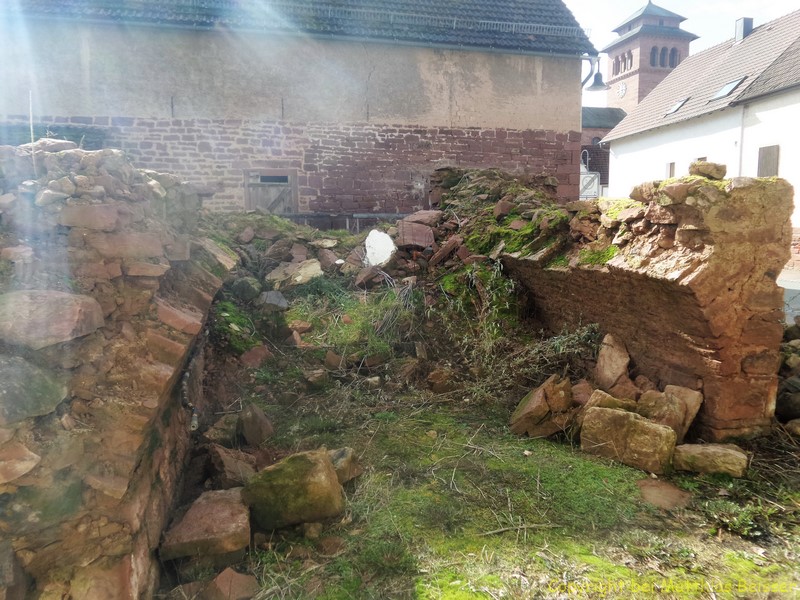 So sollte ich die Ruine 1 zu 1 im Hortus aufbauen.