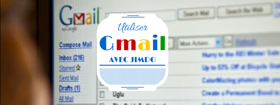 Utiliser Gmail comme messagerie avec un site Jimdo