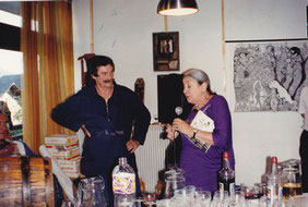 1995 : Louis Chabaud et Cérès Franco lors du 2e festival dnt elle était la marraine