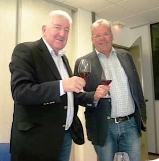 Roland Rohn Formateur et Hubert Heintz PDG de la "Sommellerie de France"