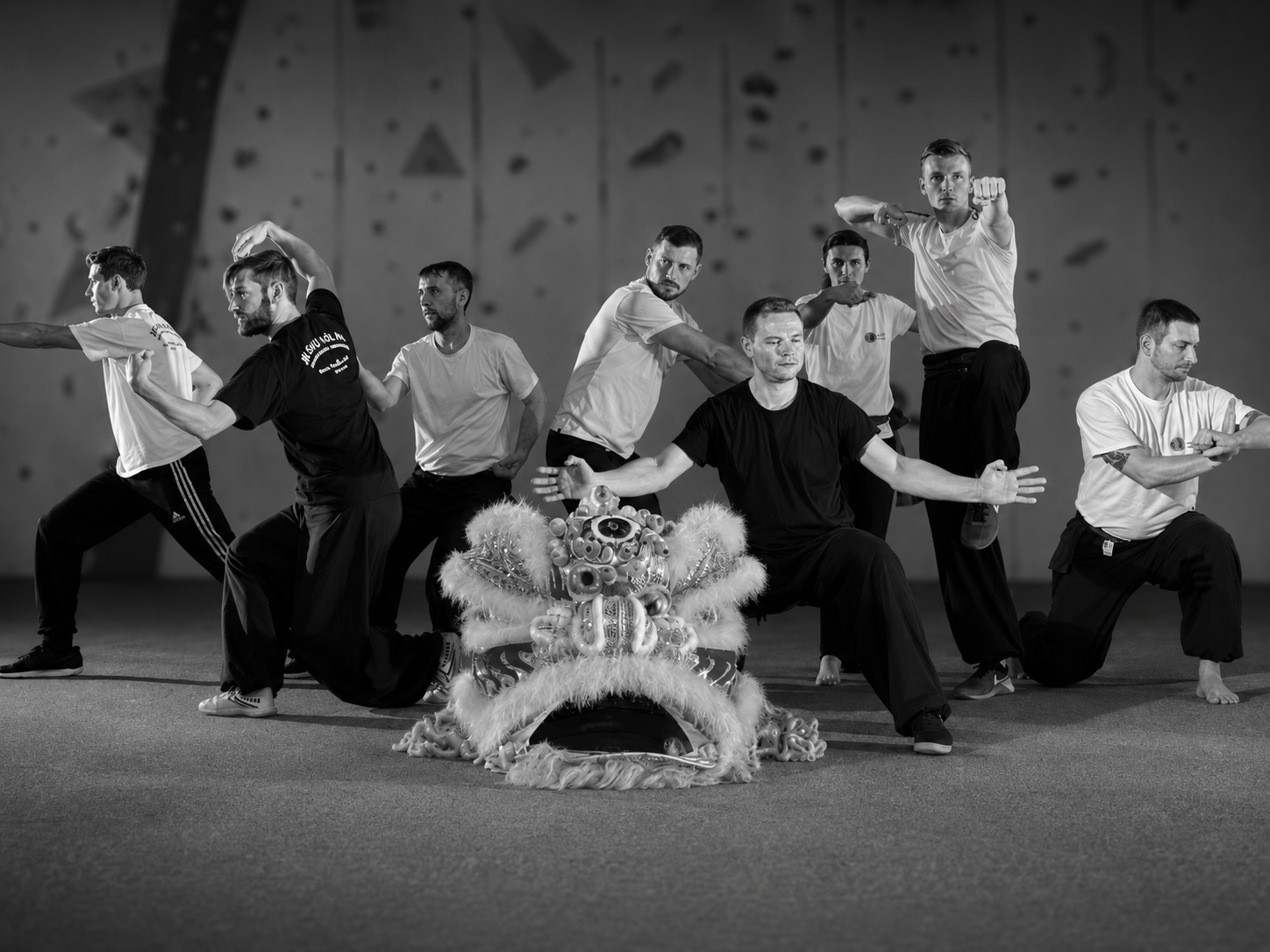 Trainer im Kung Fu Training