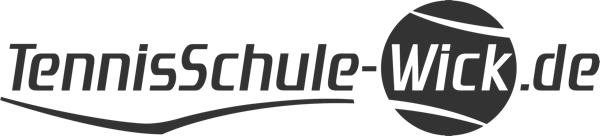 Logo Tennisschule Wick - anthrazit