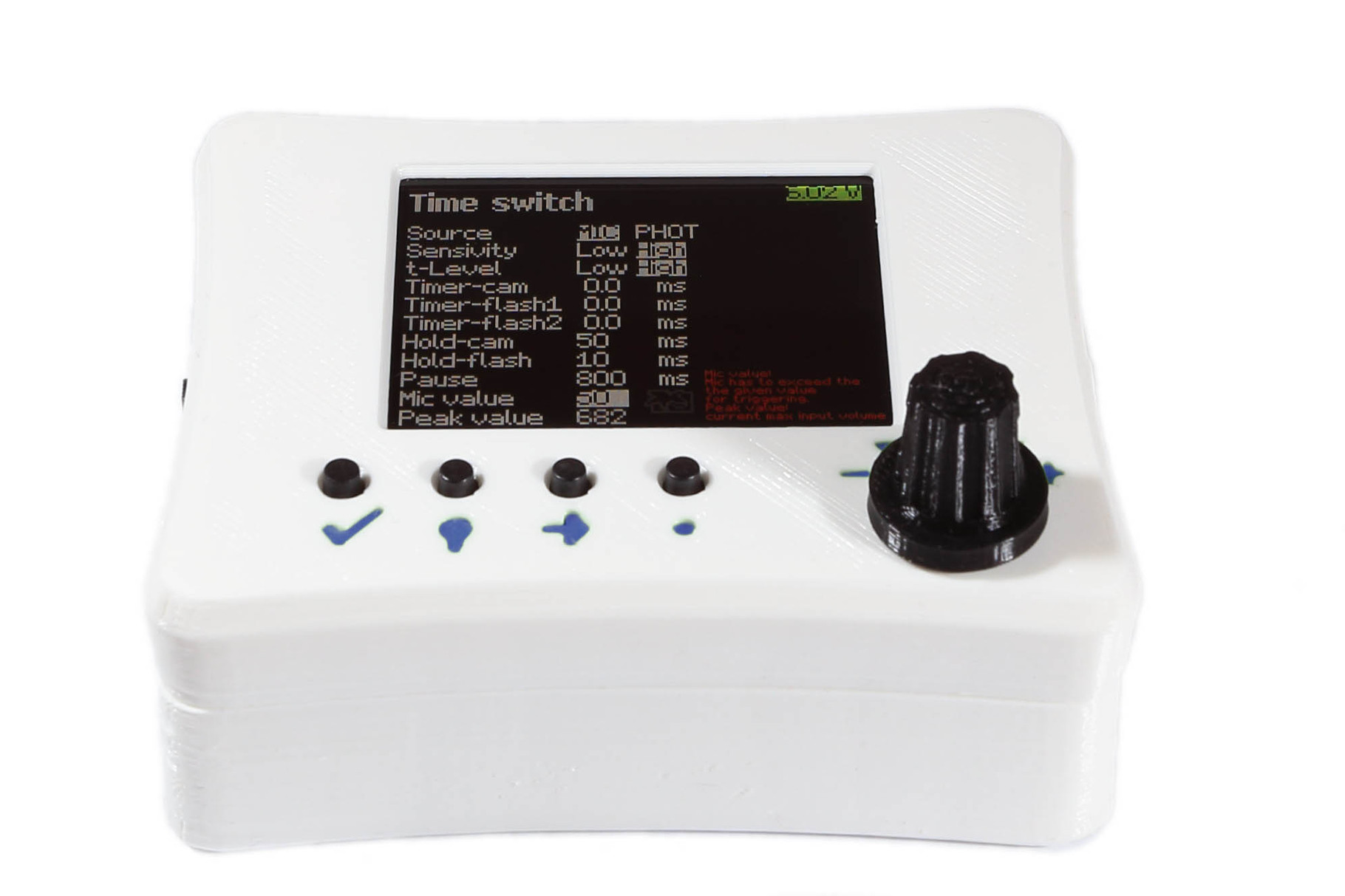 Triggie pro - Auslöser für Highspeed Fotografie - Mario Ohnmacht Elektronik