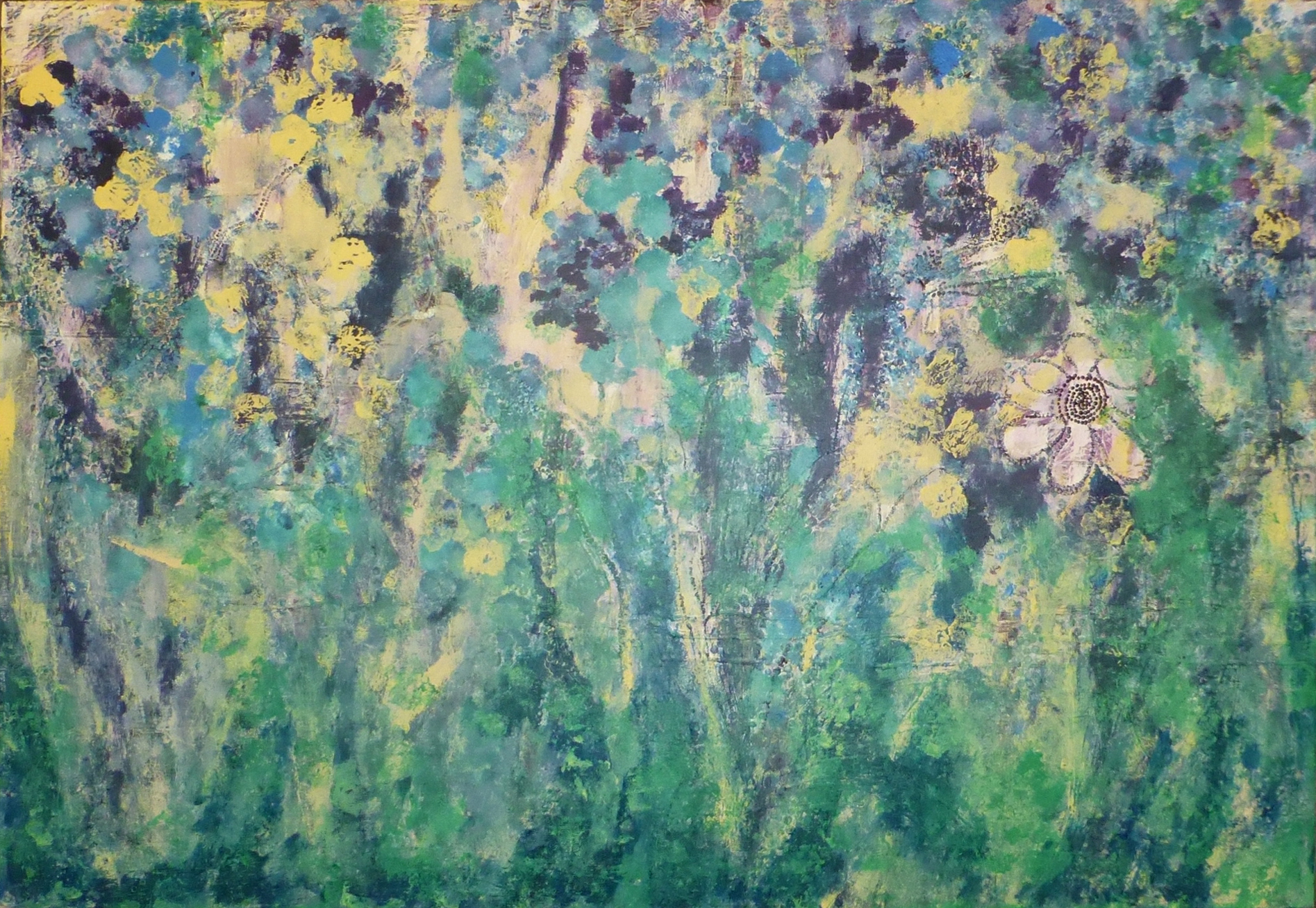 WVZ 527 2019 Blütenblues Acryl 70x100
