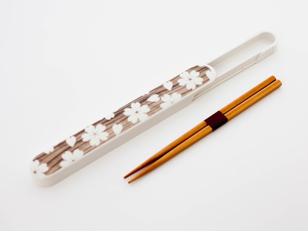 *Chopstick-Set "Sakura wood grain"