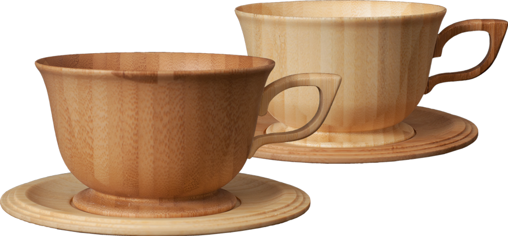 IGKE Green Bamboo Tea Cups Environmental Protection for Drinking Wine and Vase Tea Cups