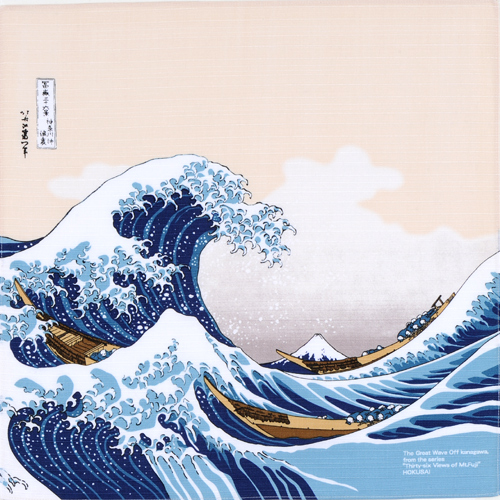 Art.No.2)"The Great Wave Off Kanagawa” by Hokusai