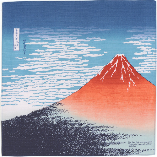 Art.No.1) ”The Red Fuji” by Hokusai