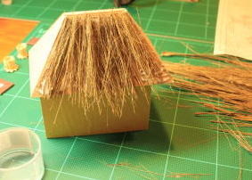 Making a Thatched roof is a difficult task