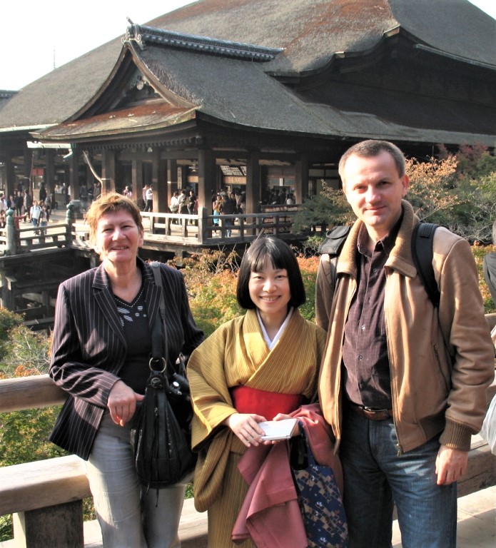 Visiting Kyoto with the guests