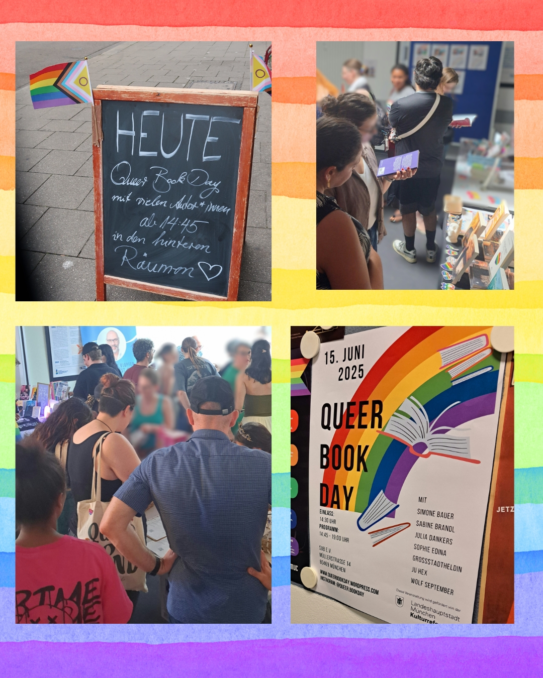 QUEER BOOK DAY 2025: Sabine Brandl und Gisela Weinhändler organisierten ...