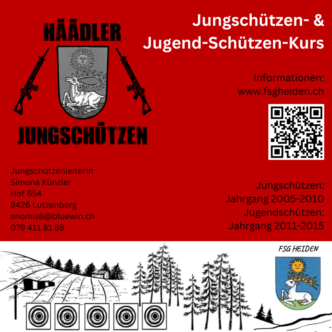 Einladung zum Jugend- und JungschützInnen-Kurs 2025