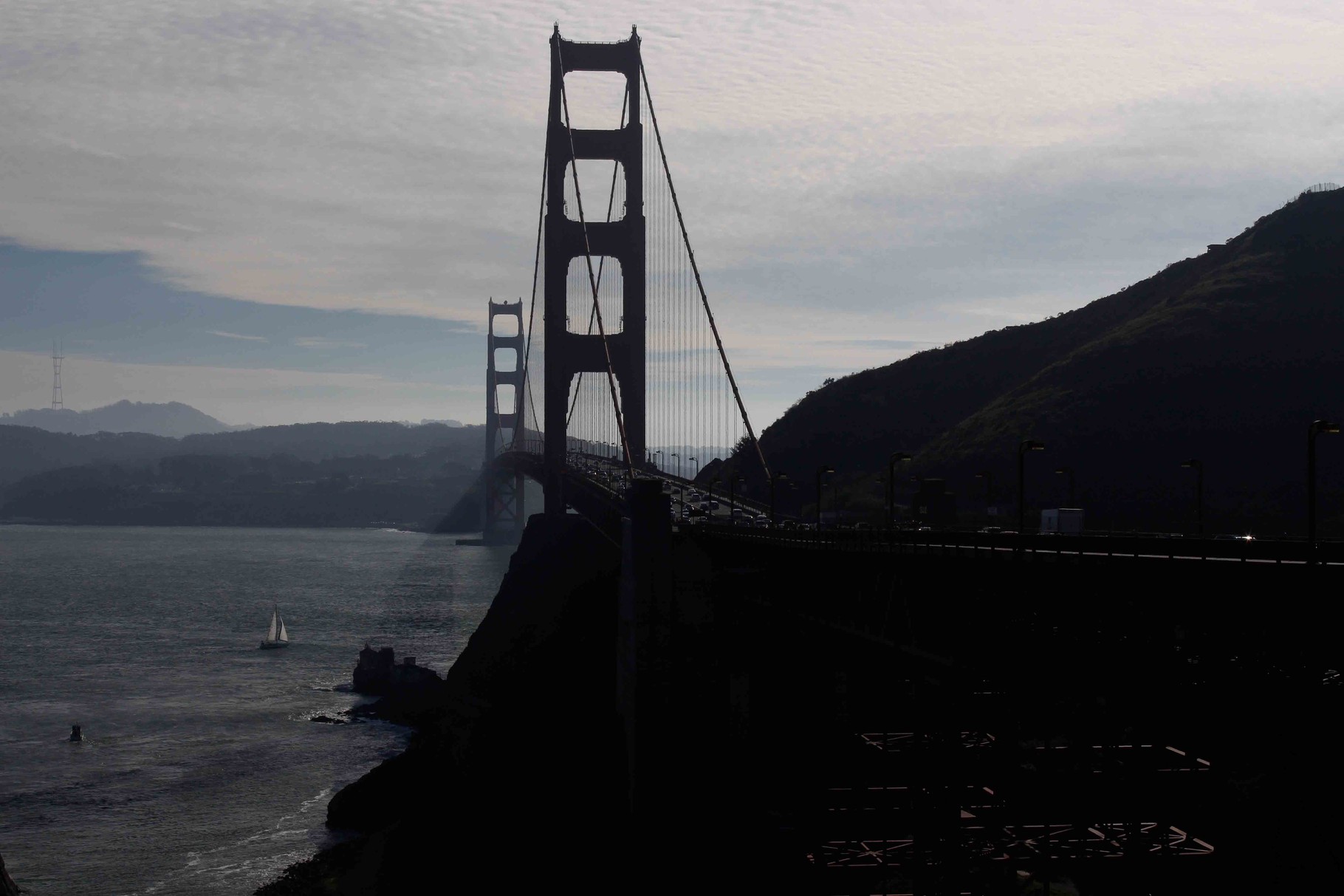 Golden Gate Bridge, vom nördlichen Ufer aus