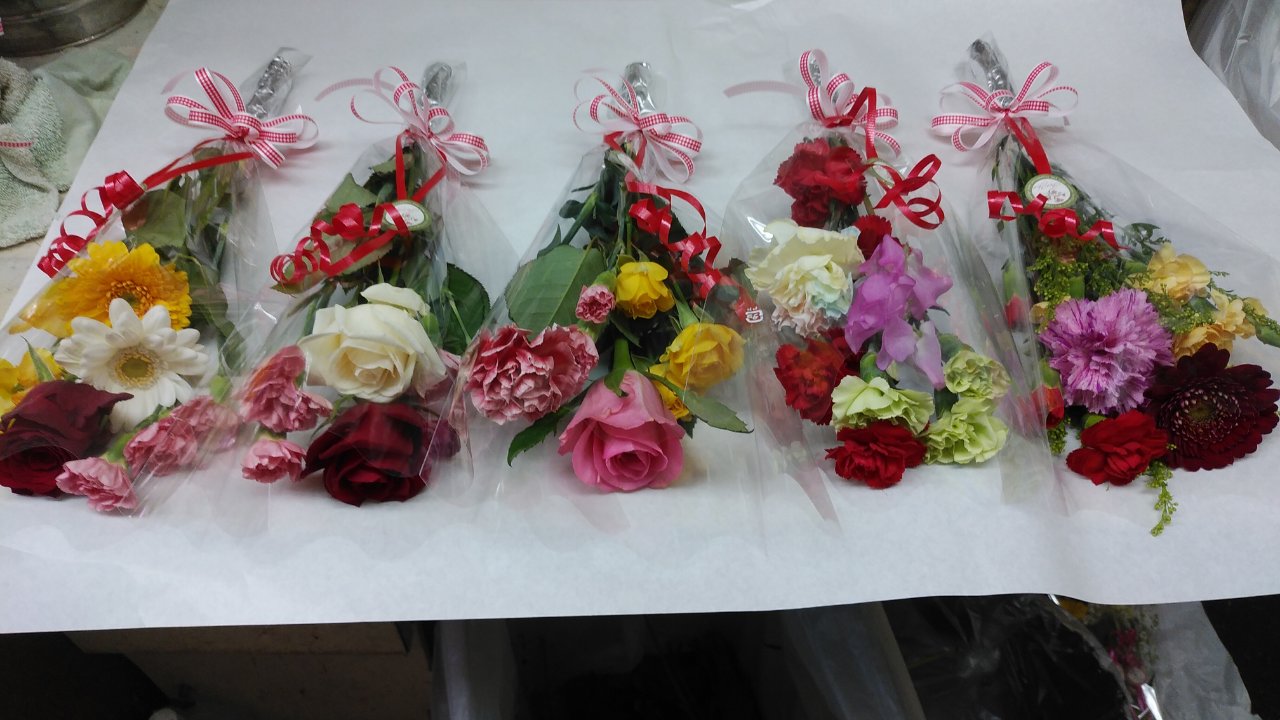 発表会ようなどの花束