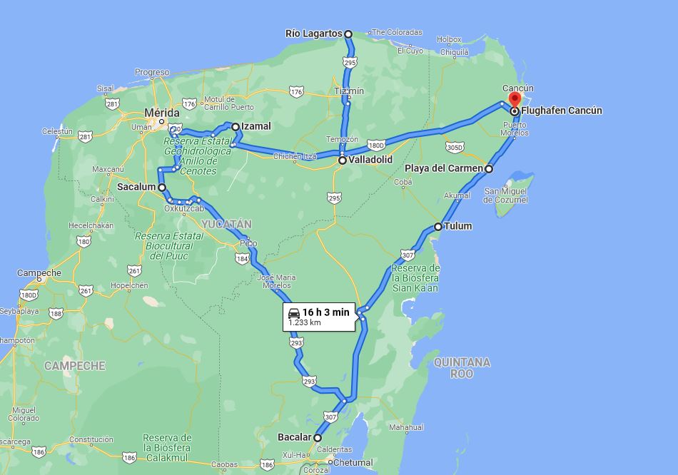 14 Tage Yucatán Rundreise durch Mexiko Reiseblog mit Reisetipps zur Weltreiseplanung und Weltreise