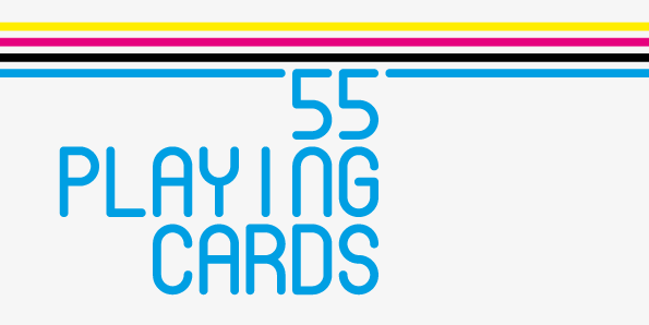 55 playing cards