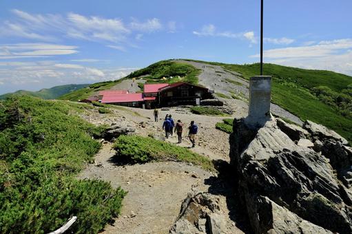 蝶ヶ岳　登山　ツアー