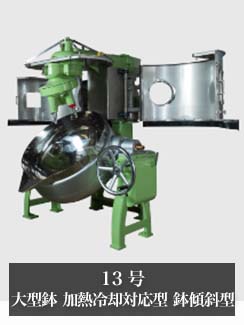 6R号ー大型鉢 鉢傾斜型ー|大型機|石川式攪拌擂潰機・自動乳鉢 6R号ー大型鉢 鉢傾斜型ー|大型機|石川式攪拌擂潰機・自動乳鉢
