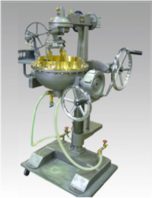 石川攪拌擂潰機　特殊24R号　加熱・冷却型　堅型　鉢傾斜型