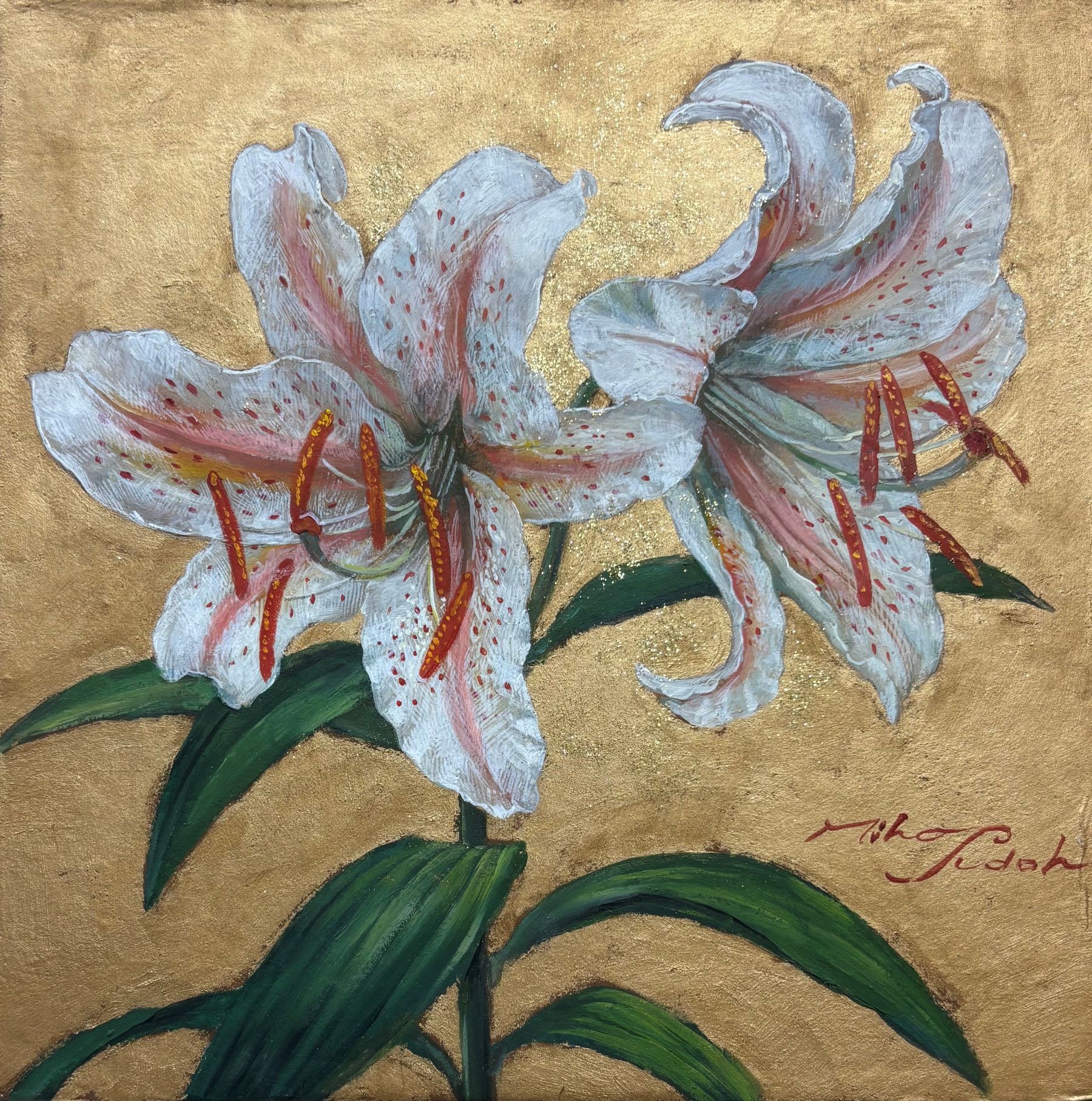 「山百合」(Gold-Banded Lily)