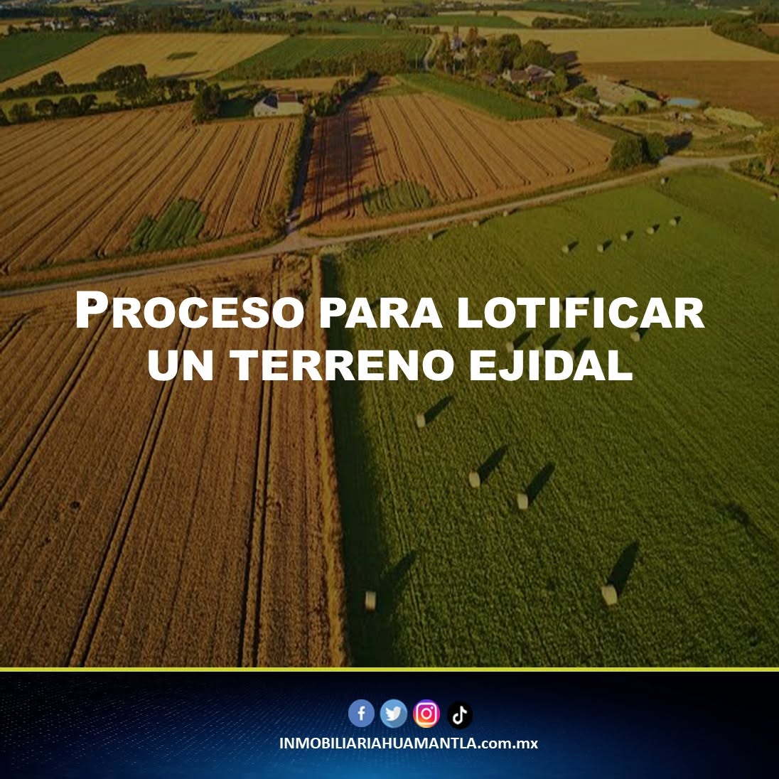 Proceso para lotificar un terreno ejidal