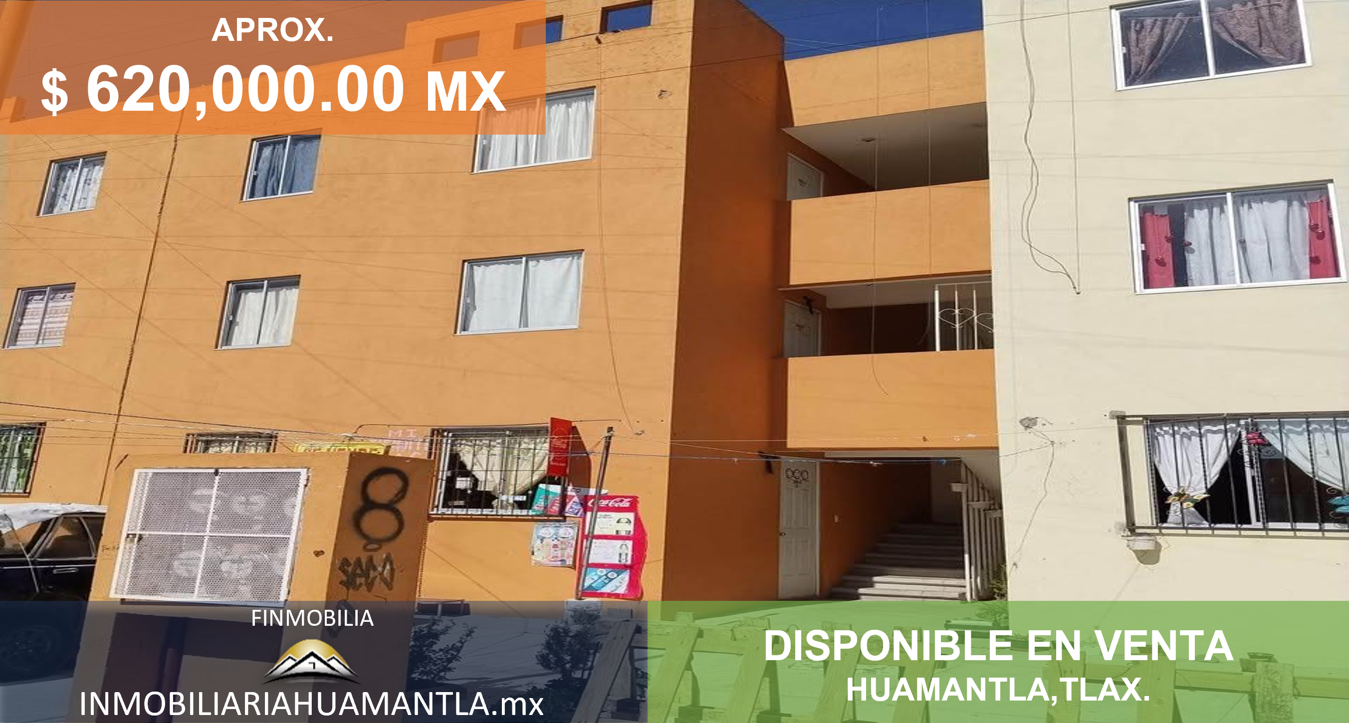 VENTA DE DEPARTAMENTO EN SAN CARLOS HUAMANTLA