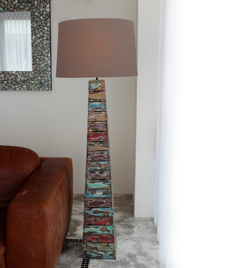 Drifthome Natural Wood Brown Cotton Shade