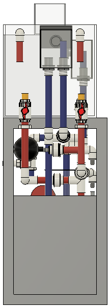 900＆300サイズ水槽用オーバーフローBOX＆オリジナル配管計画