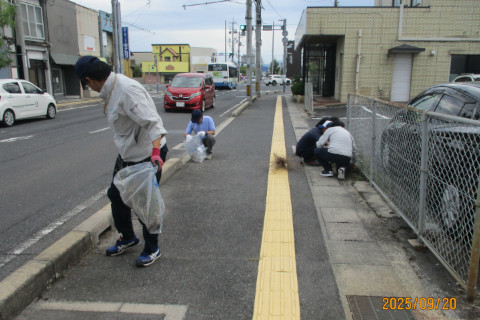 ハートフルしまね 道路清掃活動【2025/9/20】