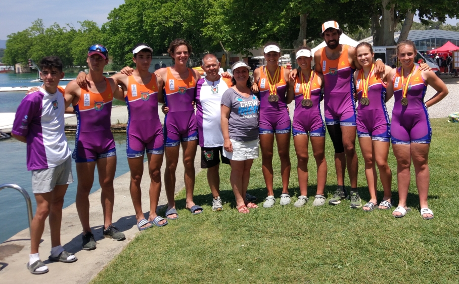 Equipo participante no Campionato de España C-X-Abs, Bañolas 2019. 5º posto no medallero.