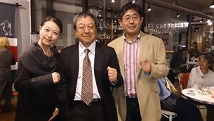 With Japanese Novelist Baku Yumemakura     小説家　夢枕獏先生と