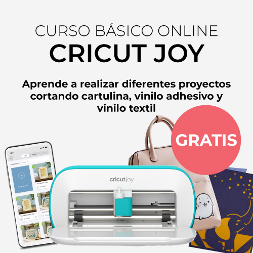 Curso Cricut Joy - Manualidades, personalización, scrapping...