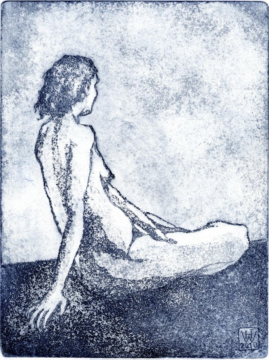 Akt 1, Aquatinta  20x15 cm
