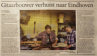 Interview Eindhovens Dagblad 21 sept 2012