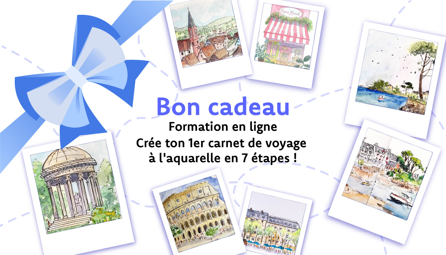 4 Raisons (vraiment très bonnes) d'Offrir ou de S'Offrir une Formation Carnet de Voyage
