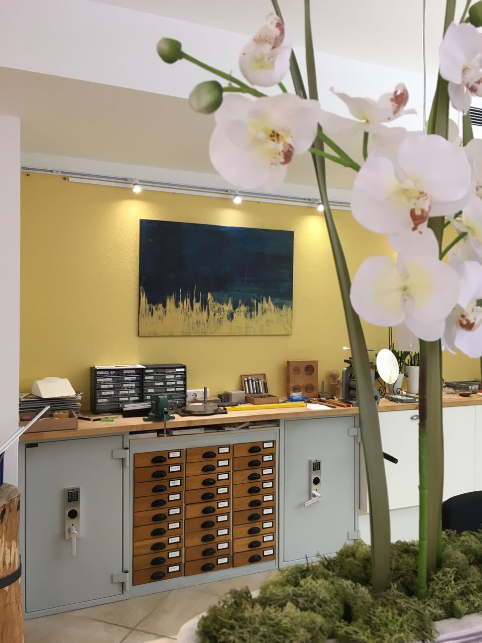 ausgestellt in einer Goldschmiede